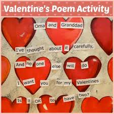 valentine s poem activity