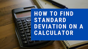 standard deviation on a calculator