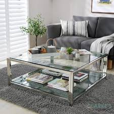 Buxton Square Glass Coffee Table