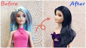 easy diy how to dye hair for dolls
