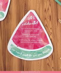 Free Printable Watermelon Party Invitations Download The Templates