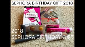 sephora birthday gift 2018