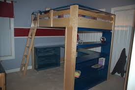plans for building a full size loft bed