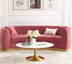 velvet tufted sofas modway furniture