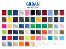 Marvelous Gildan T Shirt Color Chart 8 Gildan T Shirt
