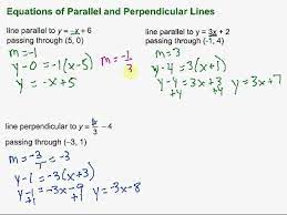 Parallel Perpendicular Lines