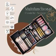 makeup train case cosmetic box portable