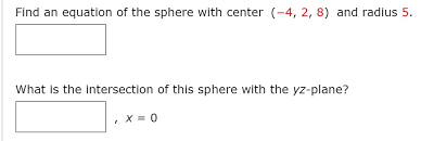 Find An Equation Of The Sphere With
