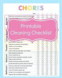 Cleaning Chart For Home Kozen Jasonkellyphoto Co