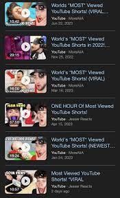 Most Viewed Youtube Shorts Ever gambar png