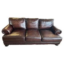 bernhardt leather sofa