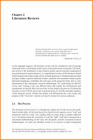 Literature review sample pdf Pinterest