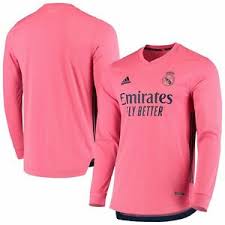 Quick view real madrid 20/21 royal blue(round collar) men tracksuit slim fit item specifics brand: Real Madrid Adidas 2020 21 Away Authentic Long Sleeve Jersey Pink Ebay