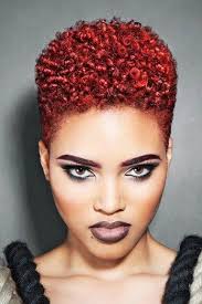 You can go for straightened style, versatile bob. Absolutely Wonderful Red Natural Hair Styles Tapered Natural Hair Short Natural Hair Styles