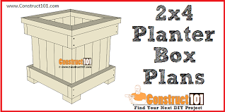 2x4 planter box plans free pdf