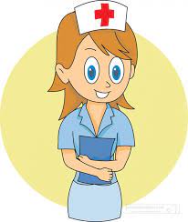 cal clipart cartoon style nurse