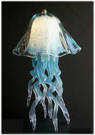 Jellyfish Table Lamp Double Dome In 10