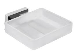 Vado Level Frosted Glass Soap Dish And