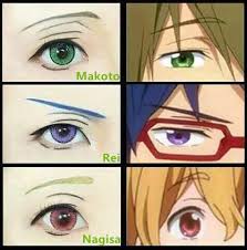 anime cosplay makeup makoto eyebrow