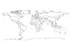 Welt karte umriss stockvektoren lizenzfreie welt karte umriss. Malvorlage Weltkarte Kostenlose Ausmalbilder Zum Ausdrucken Bild 8110