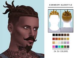 the sims resource cornrow hairstyle