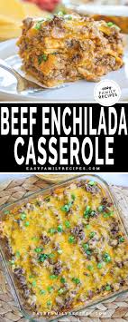 ground beef enchilada cerole easy