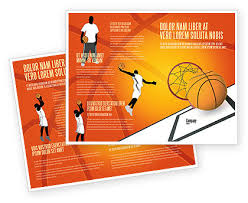 Basketball Brochure Template Design And Layout Download Now