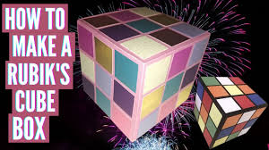 how to make a rubik s cube gift box