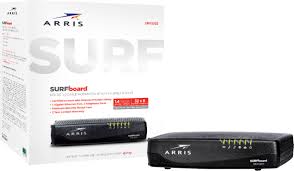 A gigabit ethernet port provides faster access and downloads. Arris Surfboard 32 X 8 Docsis 3 0 Voice Cable Modem Black Sbv3202 Best Buy