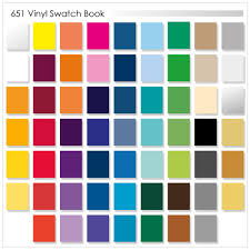 Oracal 651 Glossy Swatch Book Color Chart Colour In 2019