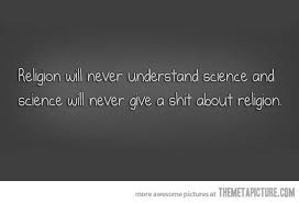 funny science vs religion quote | We Heart It | funny via Relatably.com