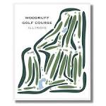 Woodruff Golf Course, Illinois - Printed Golf Courses - Golf ...