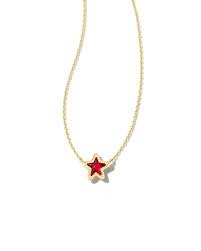 jae gold star small short pendant