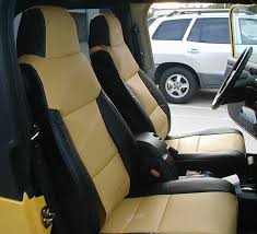 Leather Custom Fit Seat Covers Black