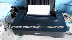 self test print in canon lbp2900