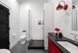 Match them with the top quality chinese bathroom vanity vessel sink factory & manufacturers list and more here. 75 Beautiful Bathroom With Red Cabinets Pictures Ideas February 2021 Houzz