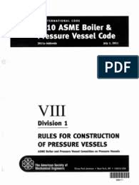 Unhealthy configuration manager clients adversely effect. Asme Bpvc 2010 Viii Division 1 Rules For Construction Of Pressure Vessels 2011a Addenda Components Industrial Processes