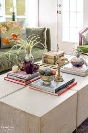 Arrange Stacked Coffee Table Books