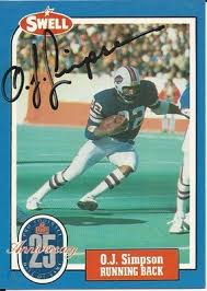 Click here if you want to sell your 1970 kelloggs football cards. Oj Simpson Buffalo Bills Hof Football Card Signed By Nicole Simpson Rare W Loa 440344254