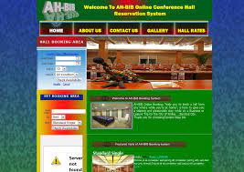 hall reservation system using