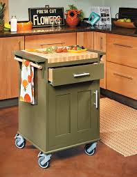 Homcom rolling kitchen storage island swivel wheels cart w/ drawer cabinet rail. Kitchen Cart Woodworking Project Woodsmith Plans