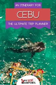 the best cebu itinerary in existence