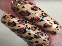 how to do leopard print nails 5 easy