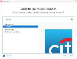 citi credit card account