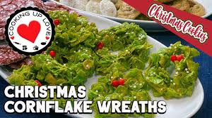 christmas cornflake wreath cookies