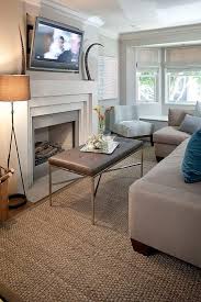 Modern Fireplace Niche With Tilted