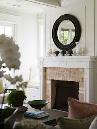 Mirrors Flanking Fireplace Design Ideas