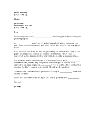 Graduate School Application Cover Letter Sample 12 Reinadela Selva
