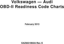 Volkswagen Audi Obd Ii Readiness Code Charts Pdf Free Download