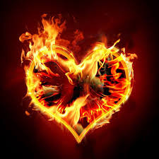 Heart On Fire Inspiring Art Fire Heart Heart Photo Heart